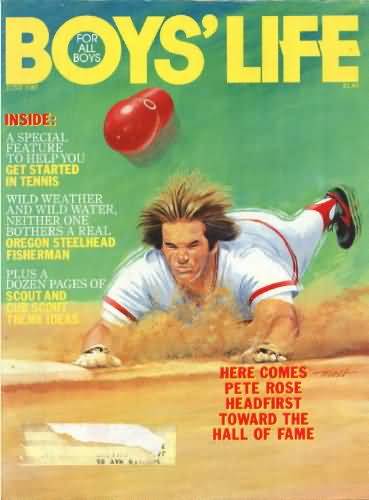 1985 Boys' Life Magazine Pete Rose